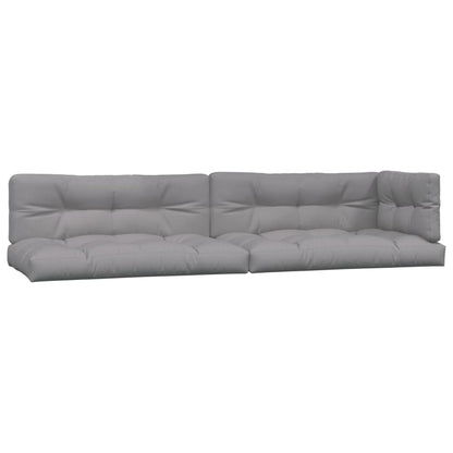 Set Divano Pallet da Giardino 6 pz con Cuscini Massello Acacia