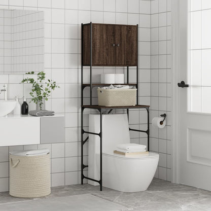 Mobile per Lavatrice Rovere Marrone 68x48,5x194 cm
