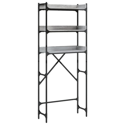 Scaffale per Lavatrice Grigio Sonoma 67x25x163 cm Multistrato