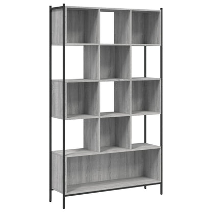 Libreria Grigio Sonoma 102x28x172 cm in Legno Multistrato