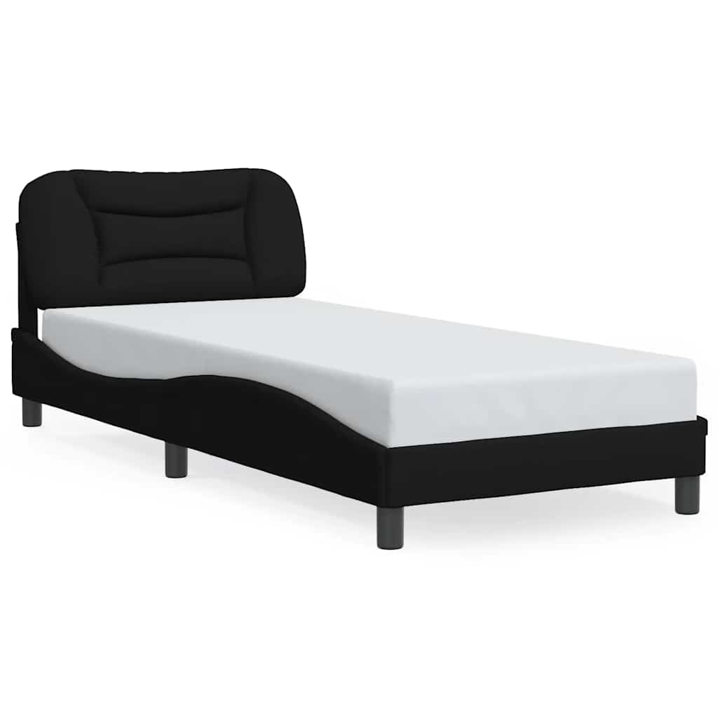 Giroletto senza Materasso Hvar Nero 80x200 cm Tessuto