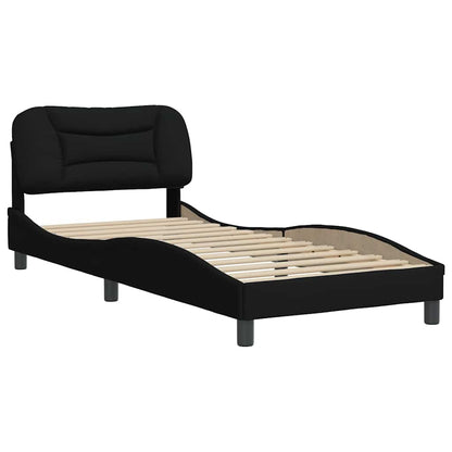 Giroletto senza Materasso Hvar Nero 80x200 cm Tessuto