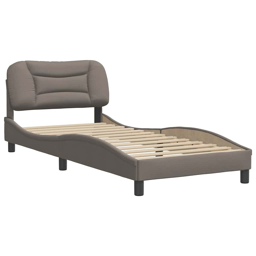 Giroletto senza Materasso Hvar Tortora 80x200 cm Tessuto