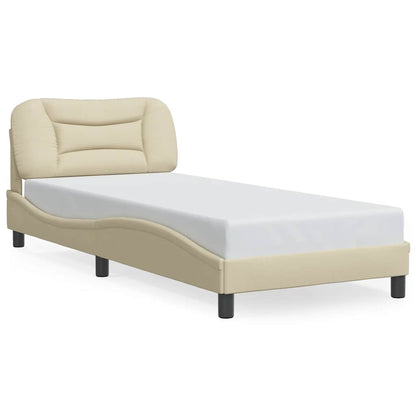 Giroletto senza Materasso Hvar Crema 80x200 cm in Tessuto