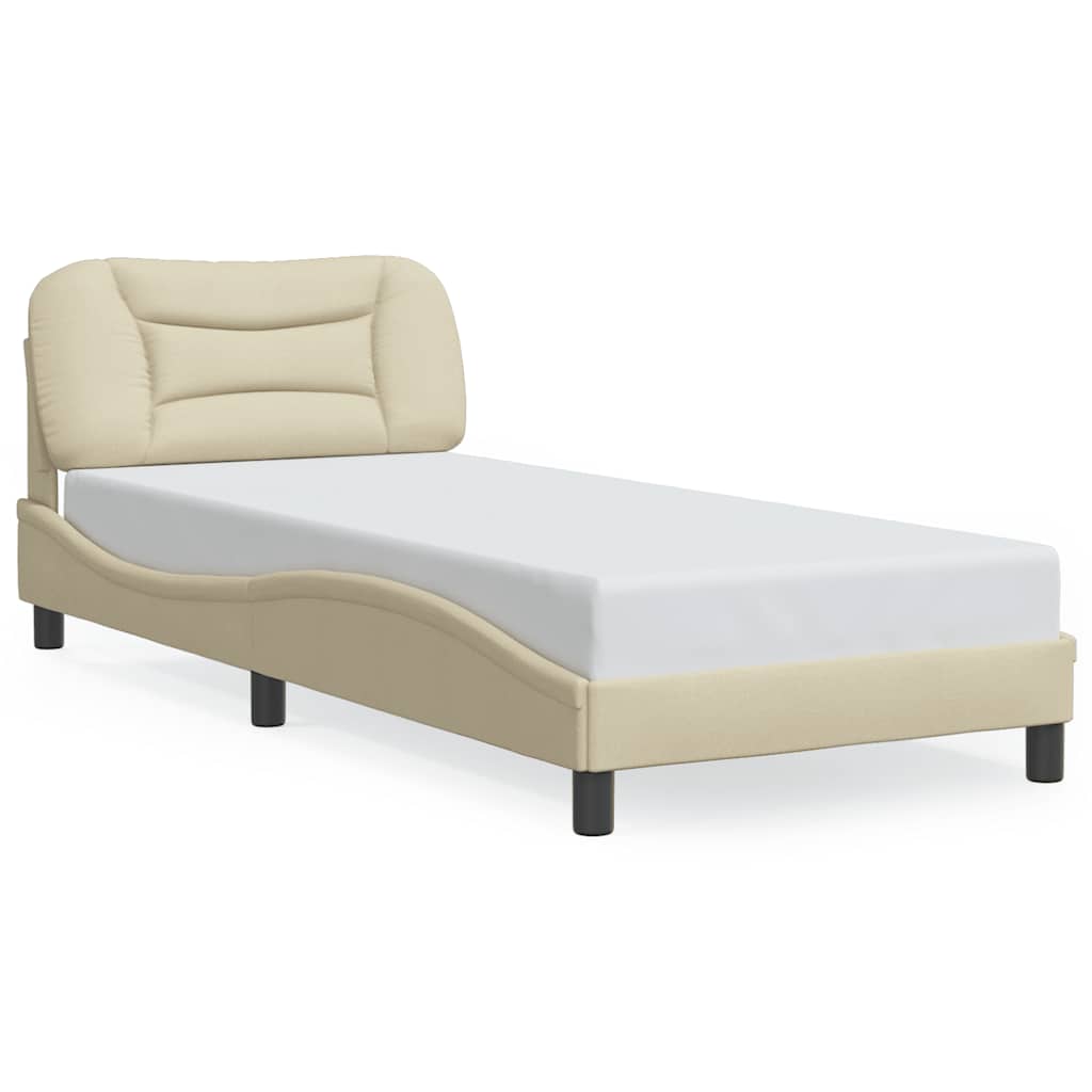 Giroletto senza Materasso Hvar Crema 90x200 cm in Tessuto
