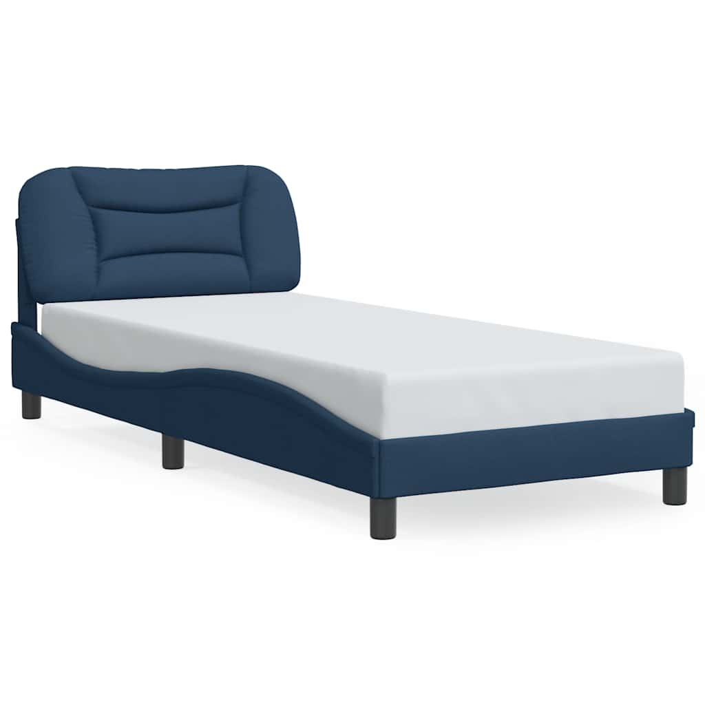 Giroletto senza Materasso Hvar Blu 90x200 cm in Tessuto