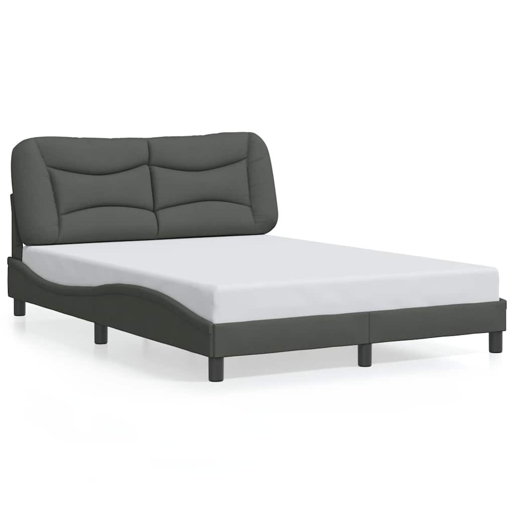 Giroletto senza Materasso Hvar Grigio Scuro 120x200 cm Tessuto