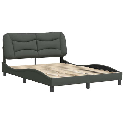 Giroletto senza Materasso Hvar Grigio Scuro 140x190 cm Tessuto