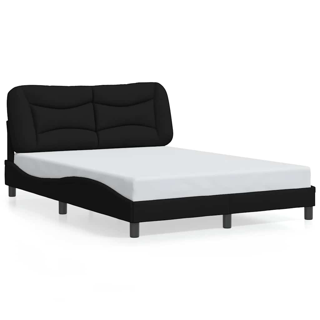 Giroletto senza Materasso Hvar Nero 140x190 cm in Tessuto