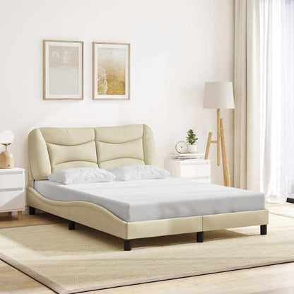 Giroletto senza Materasso Hvar Crema 140x190 cm in Tessuto