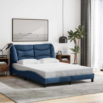 Giroletto senza Materasso Hvar Blu 140x190 cm in Tessuto