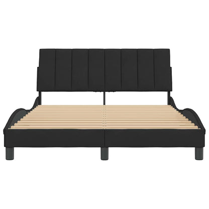 Giroletto senza Materasso Hanko Nero 120x200 cm Velluto