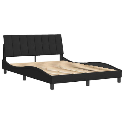 Giroletto senza Materasso Hanko Nero 140x190 cm in Velluto
