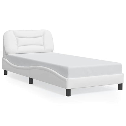 Giroletto senza Materasso Hvar Bianco 80x200 cm in Similpelle