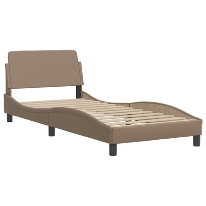 Giroletto senza Materasso Hvar Cappuccino 90x190 cm in Similpelle