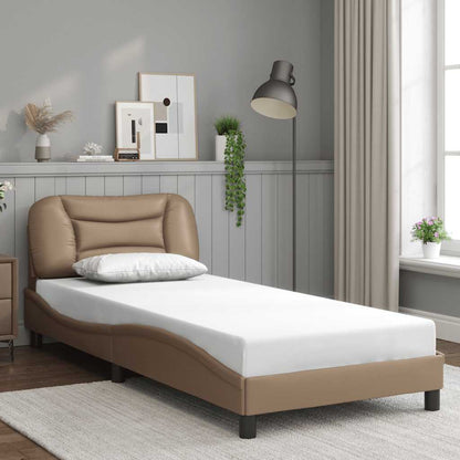 Giroletto senza Materasso Hvar Cappuccino 90x190 cm in Similpelle