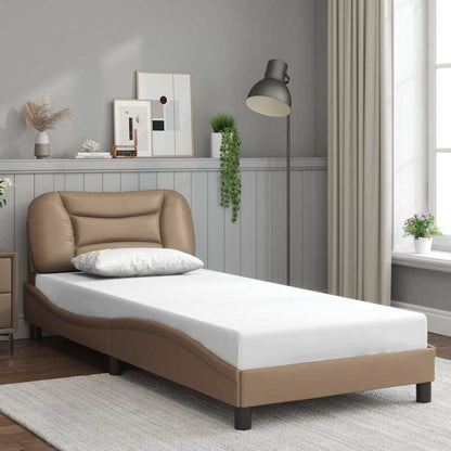 Giroletto senza Materasso Hvar Cappuccino 90x200 cm in Similpelle