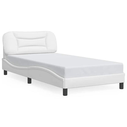 Giroletto senza Materasso Hvar Bianco 100x200 cm in Similpelle