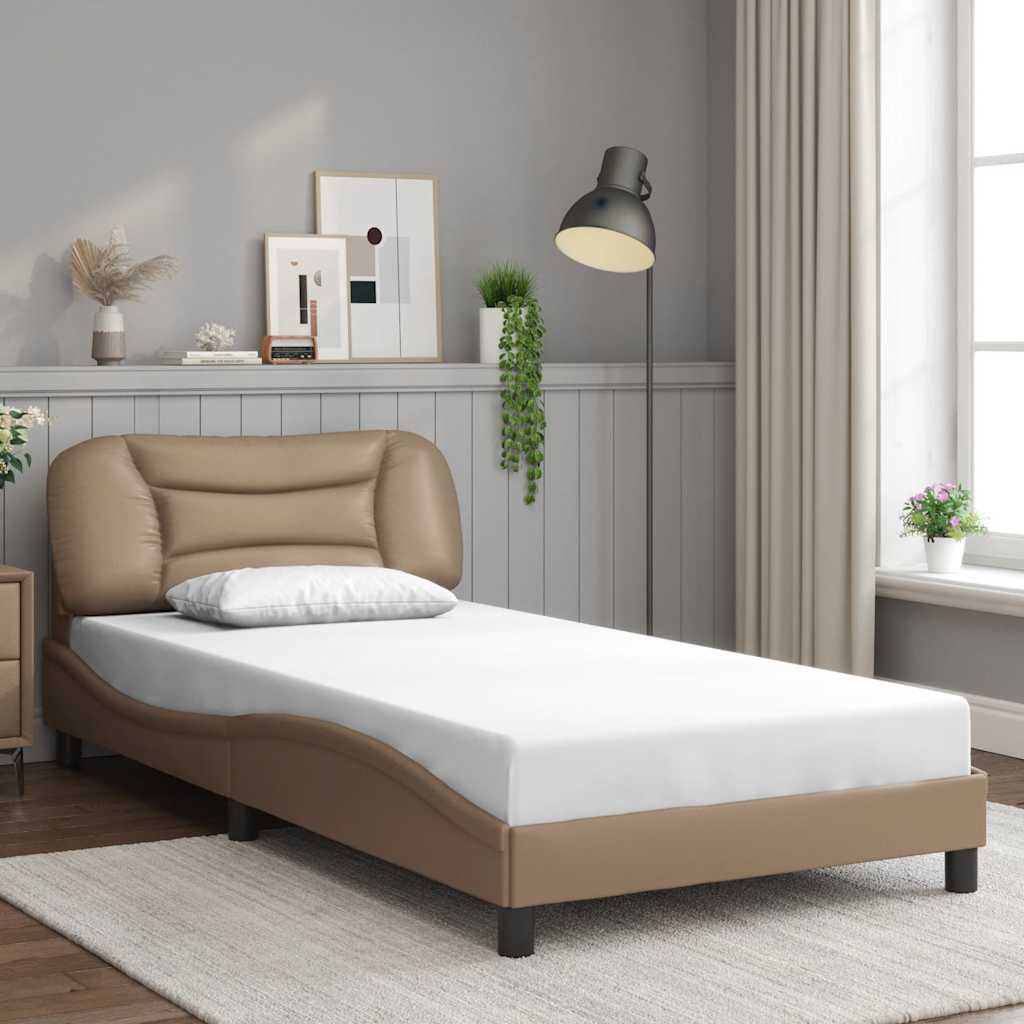 Giroletto senza Materasso Hvar Cappuccino 100x200 cm in Similpelle