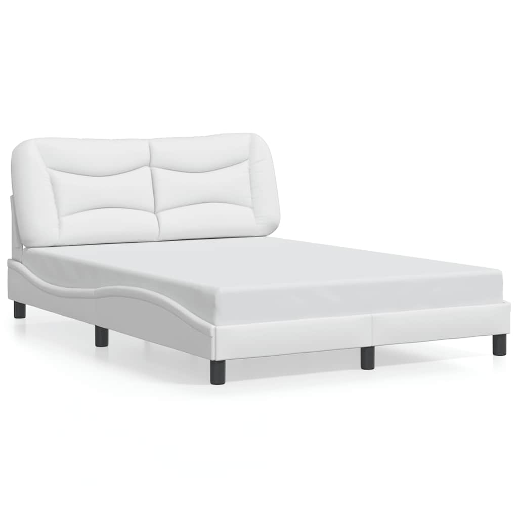 Giroletto senza Materasso Hvar Bianco 120x200 cm in Similpelle