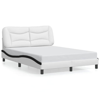 Giroletto senza Materasso Hvar Nero e Bianco 120x200 cm in Similpelle