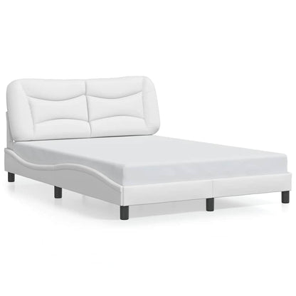 Giroletto senza Materasso Hvar Bianco 140x190 cm in Similpelle