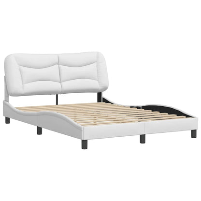 Giroletto senza Materasso Hvar Bianco 140x190 cm in Similpelle