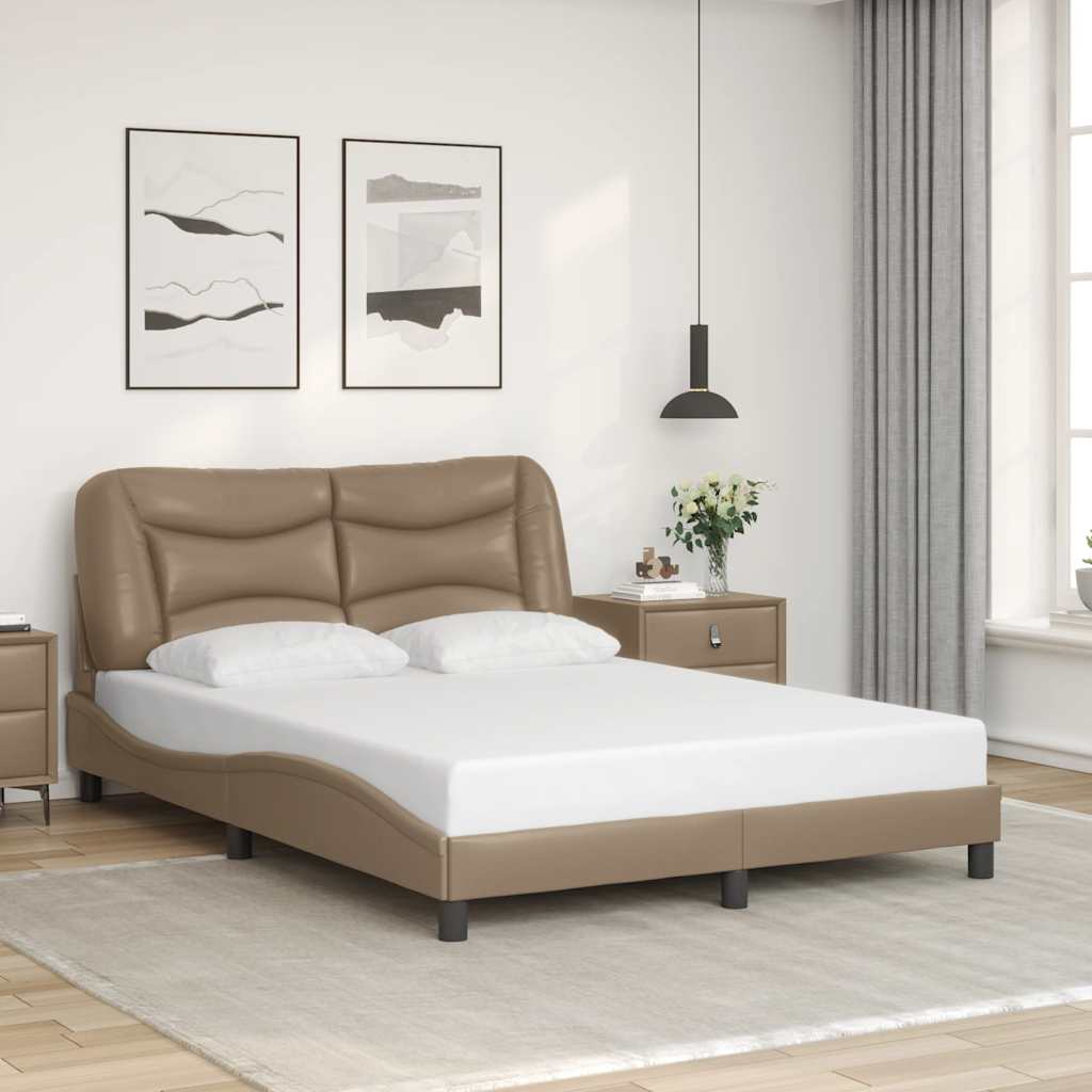Giroletto senza Materasso Hvar Cappuccino 140x190 cm in Similpelle