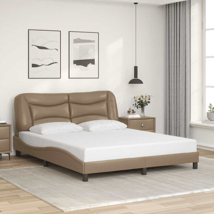 Giroletto senza Materasso Hvar Cappuccino 160x200 cm in Similpelle