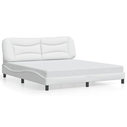 Giroletto senza Materasso Hvar Bianco 180x200 cm in Similpelle
