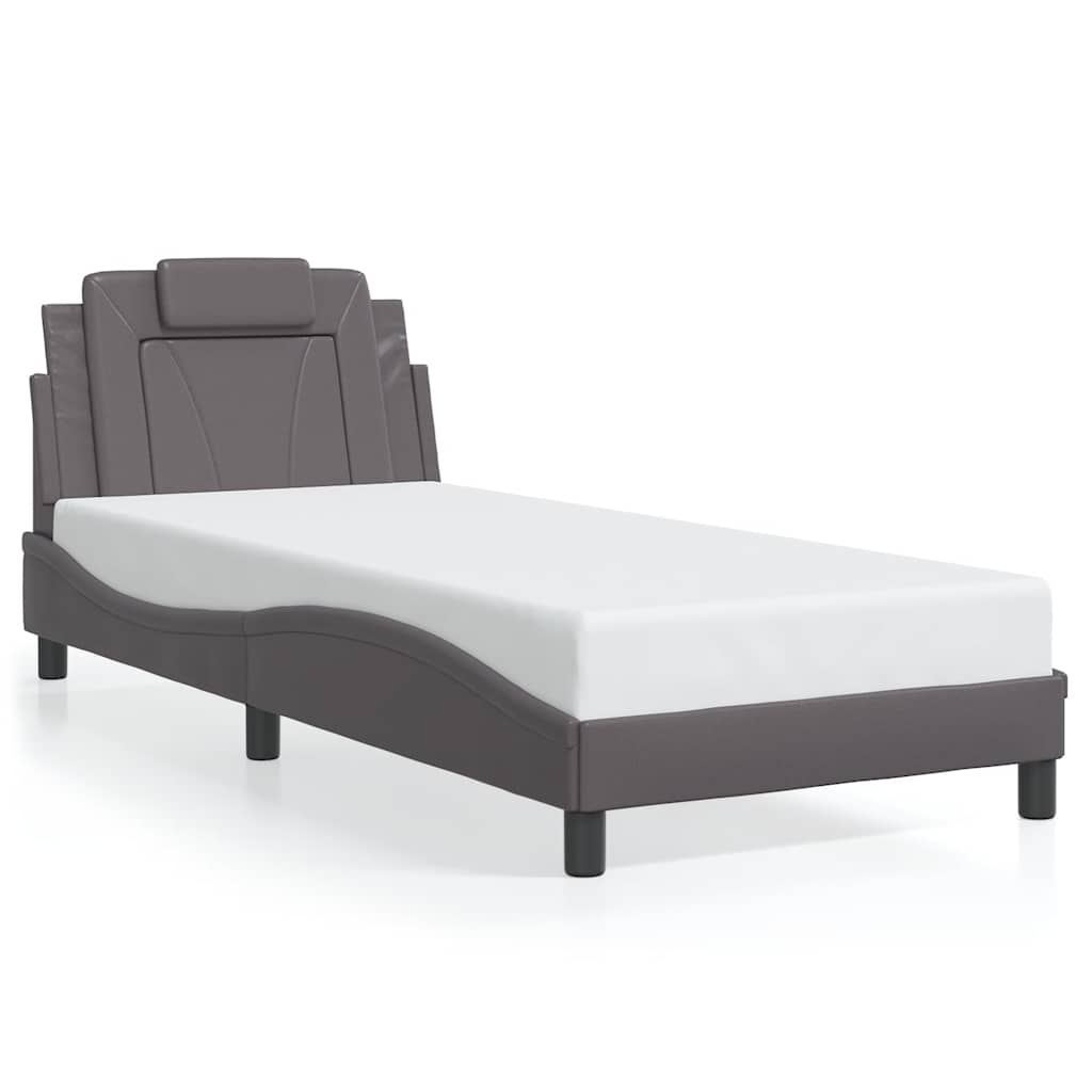 Giroletto Viana senza Materasso Crema 80x200 cm in Similpelle