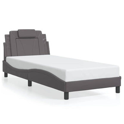 Giroletto Viana senza Materasso Crema 90x190 cm in Similpelle