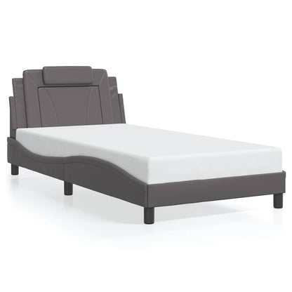 Giroletto Viana senza Materasso Crema 100x200 cm in Similpelle