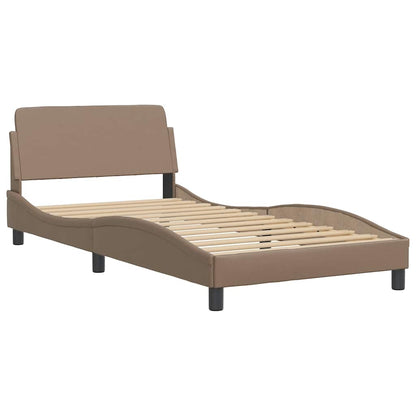 Giroletto Viana senza Materasso Cappuccino 100x200 cm in Similpelle