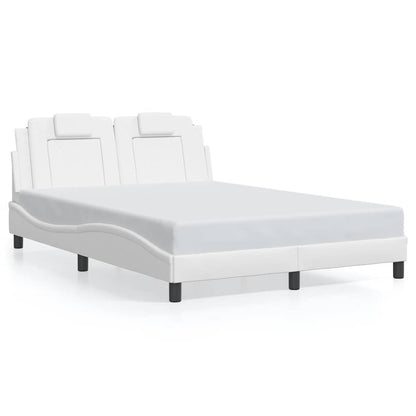 Giroletto Viana senza Materasso Bianco 140x190 cm in Similpelle