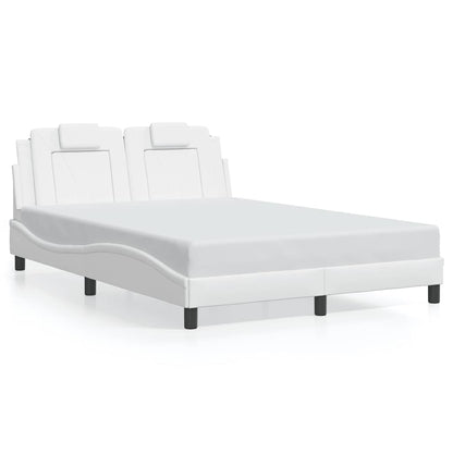 Giroletto Viana senza Materasso Bianco 140x200 cm in Similpelle