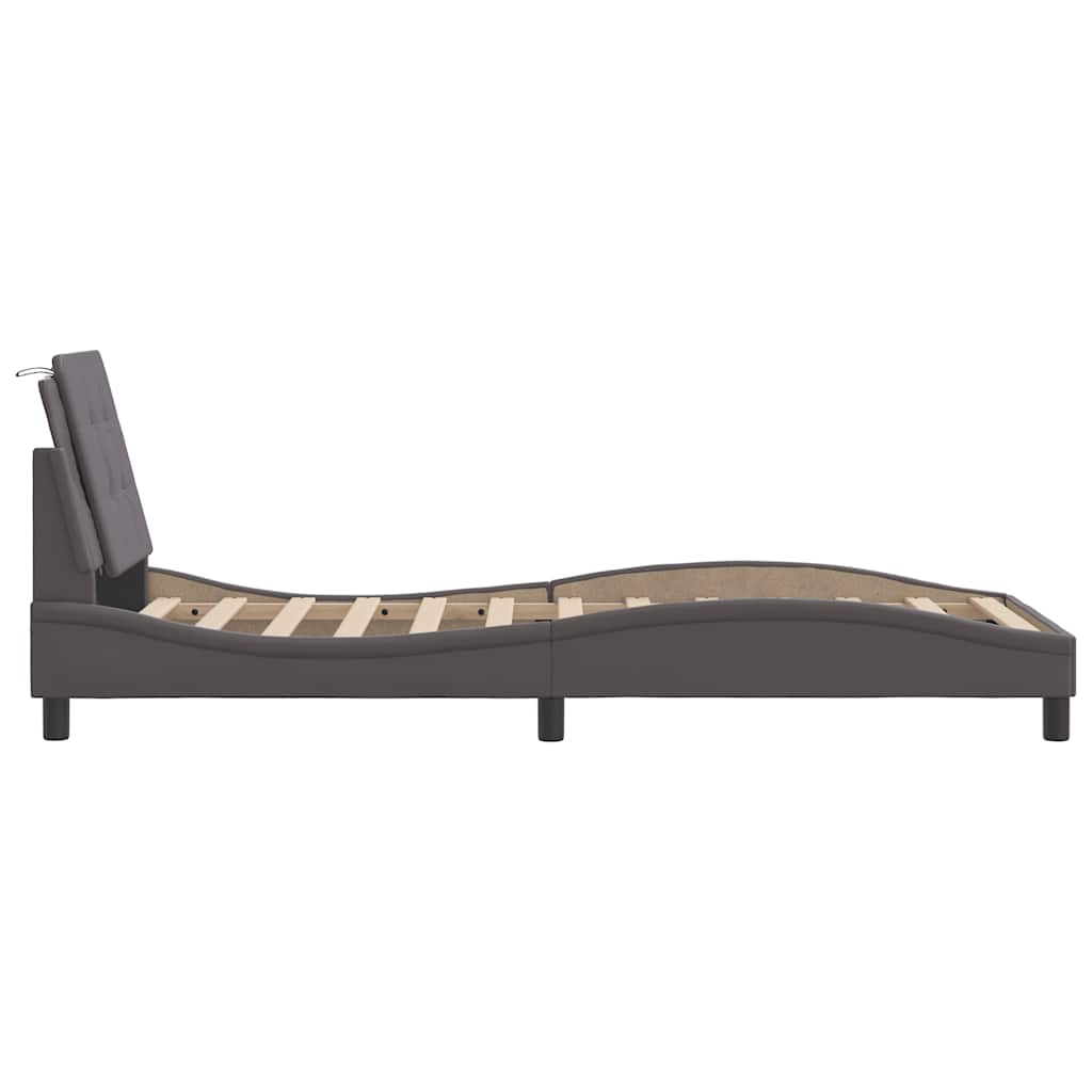 Giroletto senza Materasso Zadar Crema 80x200 cm in Similpelle