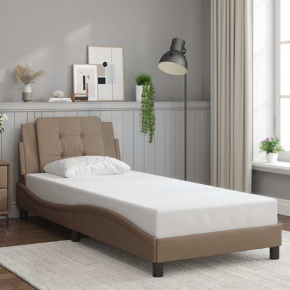 Giroletto senza Materasso Zadar Cappuccino 80x200 cm in Similpelle