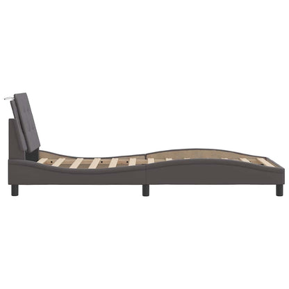 Giroletto senza Materasso Zadar Crema 90x190 cm in Similpelle