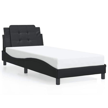 Giroletto senza Materasso Zadar Nero 90x200 cm in Similpelle