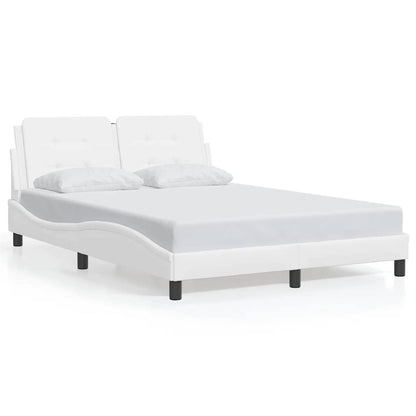 Giroletto senza Materasso Zadar Bianco 140x190 cm in Similpelle