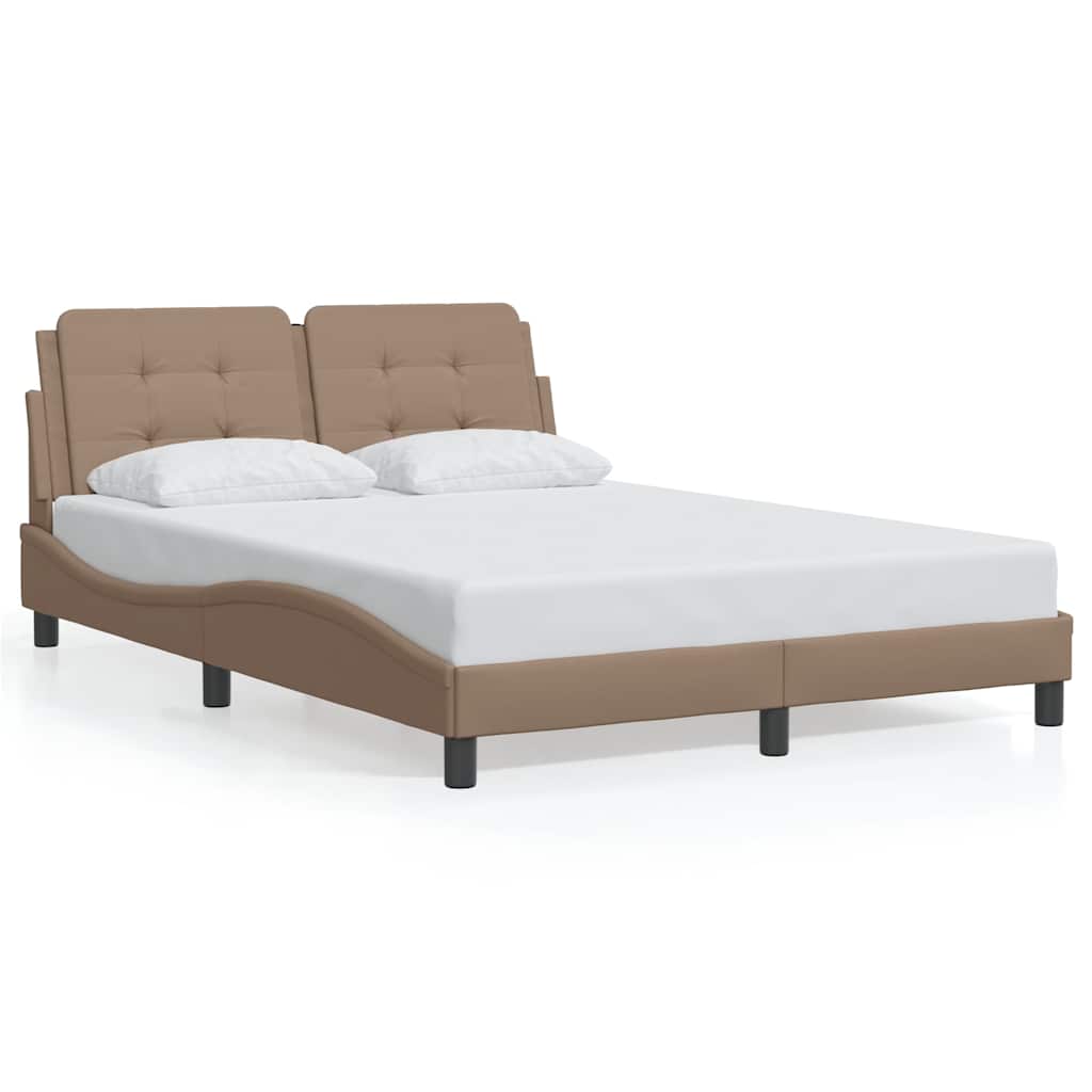 Giroletto senza Materasso Zadar Cappuccino 140x190 cm in Similpelle