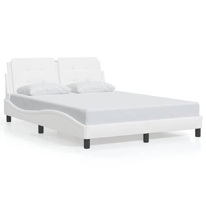 Giroletto senza Materasso Zadar Bianco 140x200 cm in Similpelle