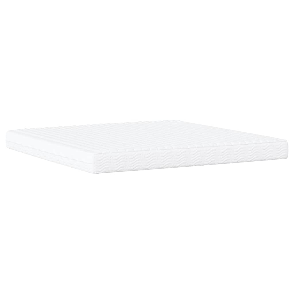 Letto con Materasso Dover Blu 200x200 cm in Tessuto