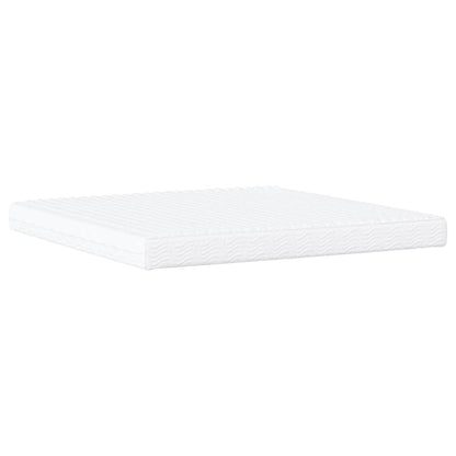 Letto con Materasso Dover Blu 200x200 cm in Tessuto