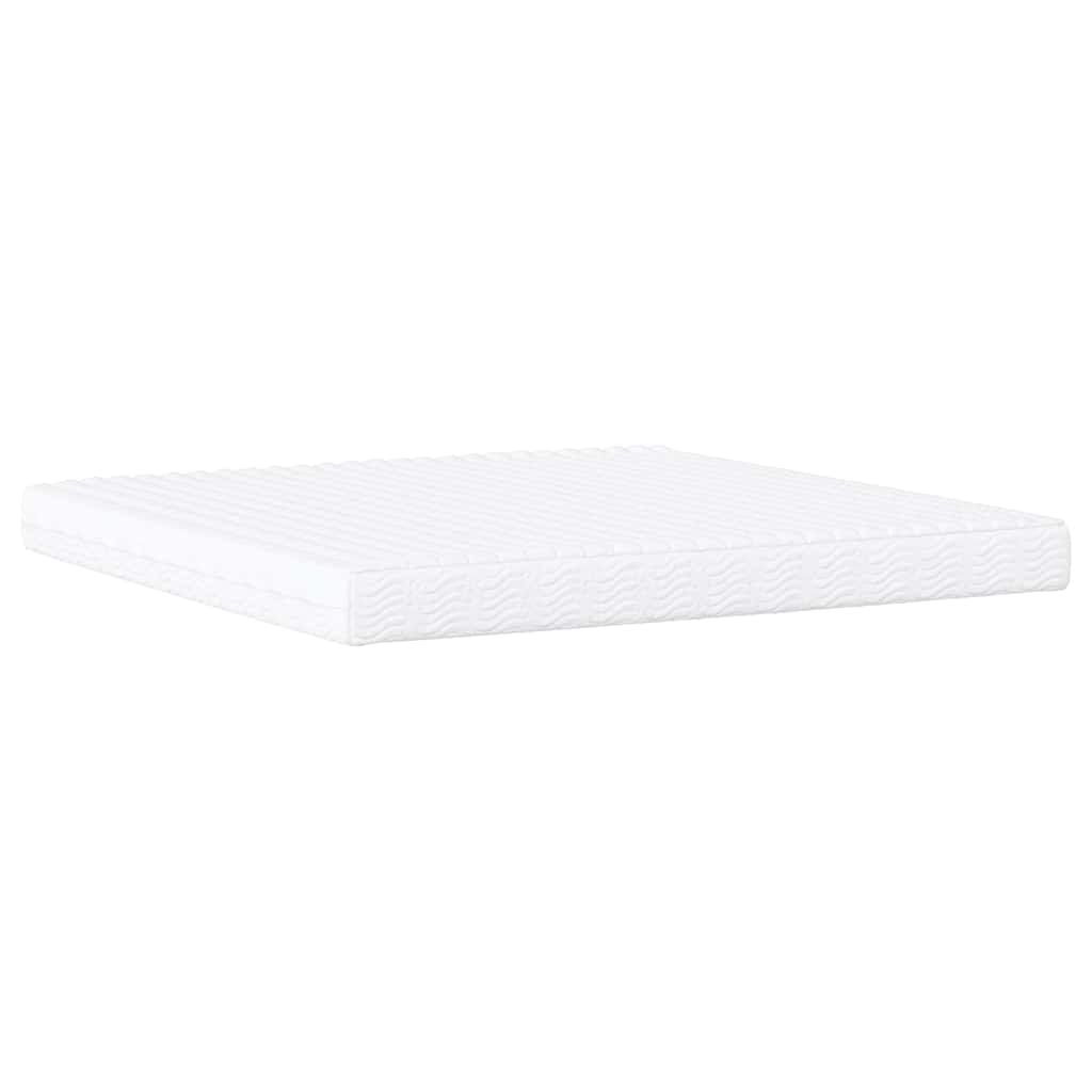 Letto con Materasso Dover Blu 200x200 cm Velluto