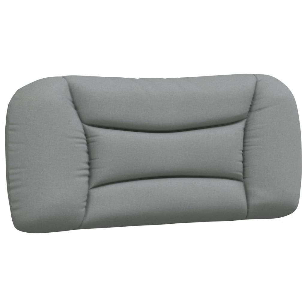 Letto con Materasso Hvar Grigio Chiaro 80x200 cm in Tessuto