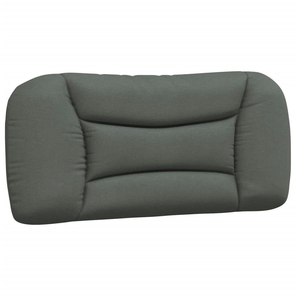 Letto con Materasso Hvar Grigio Scuro 80x200 cm in Tessuto