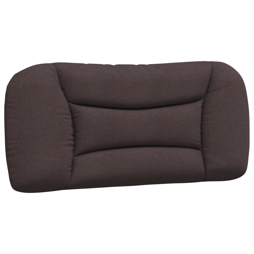 Letto con Materasso Hvar Marrone Scuro 90x190 cm in Tessuto