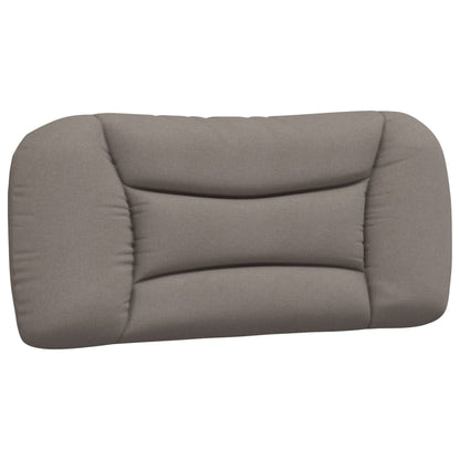Letto con Materasso Hvar Tortora 90x190 cm in Tessuto
